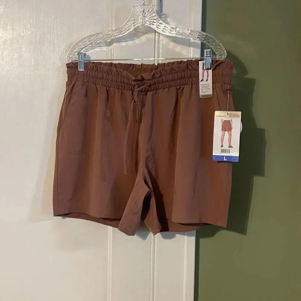Mondetta Ladies' Woven Short XXL Mocha Mousse Brown New